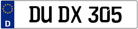 Truck License Plate